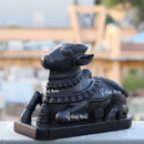 Black Marble Nandi Idol | 15 Inch