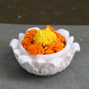 Marble Flower Bowl 6”