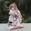 Marble Radha Krishna Idol | 7 Inch