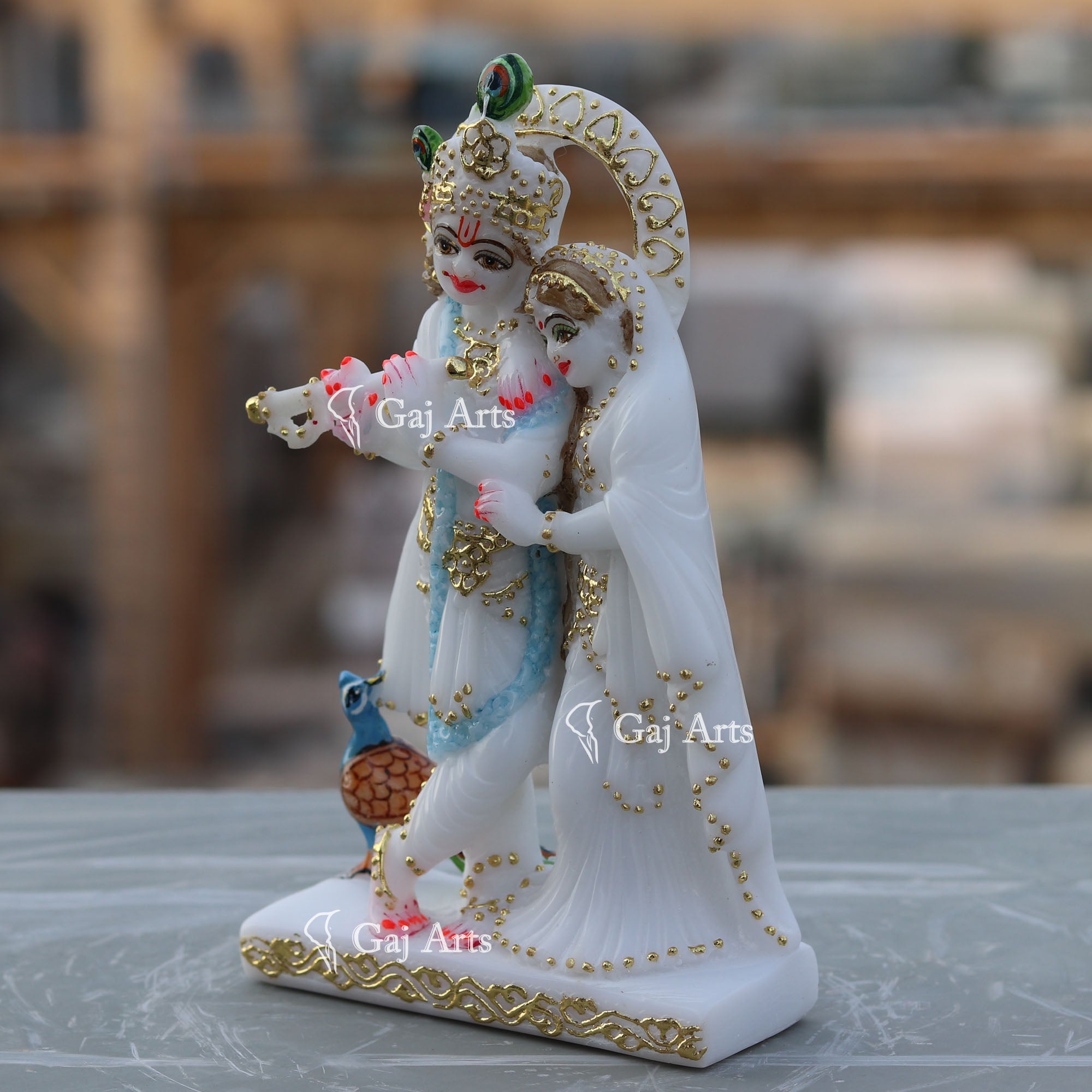 Divine Radha Krishna Idol | 7 Inch