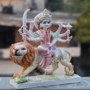 Elegant Durga Maa Marble Idol | 18 Inch