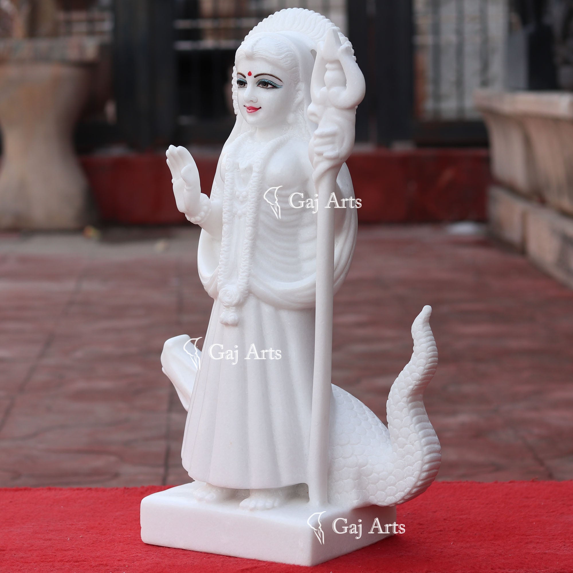 Marble Khodiyar Maa Idol | 21 Inch