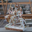 Marble Durga Mata Idol | 18 Inch
