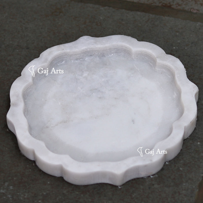 Marble Flower Bowl 6"