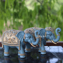 Korean Marble Elephant Statue | 9 Inch