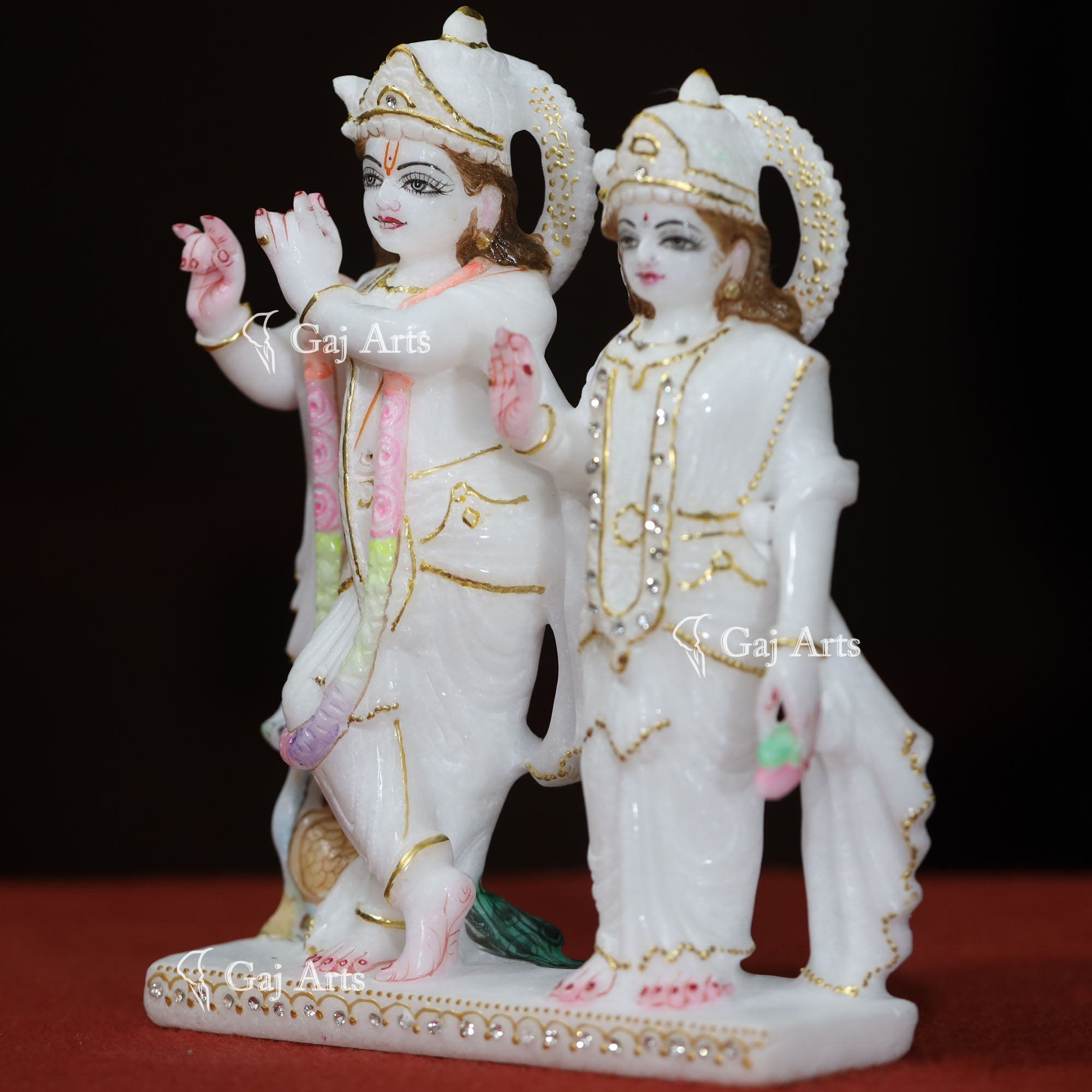 Marble Radha Krishna Jugal Jodi | 8 Inch
