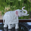 Korean Marble  Elephant Statue | 9 Inch