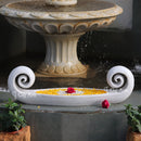 White Marble Boat Bowl | 36 Inch