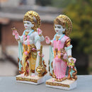Makrana Marble Lakshmi Narayan Idol | 9 Inch