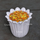 Marble Flower Bowl 7"