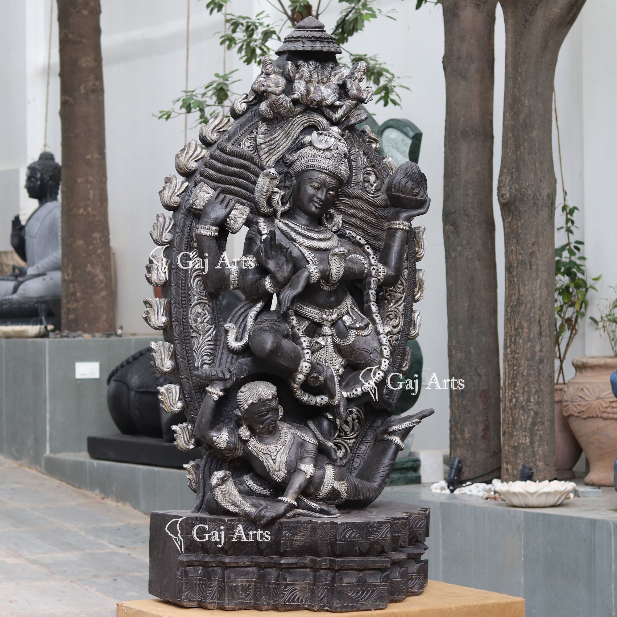 Sandstone Nataraja Statue | 78 Inch
