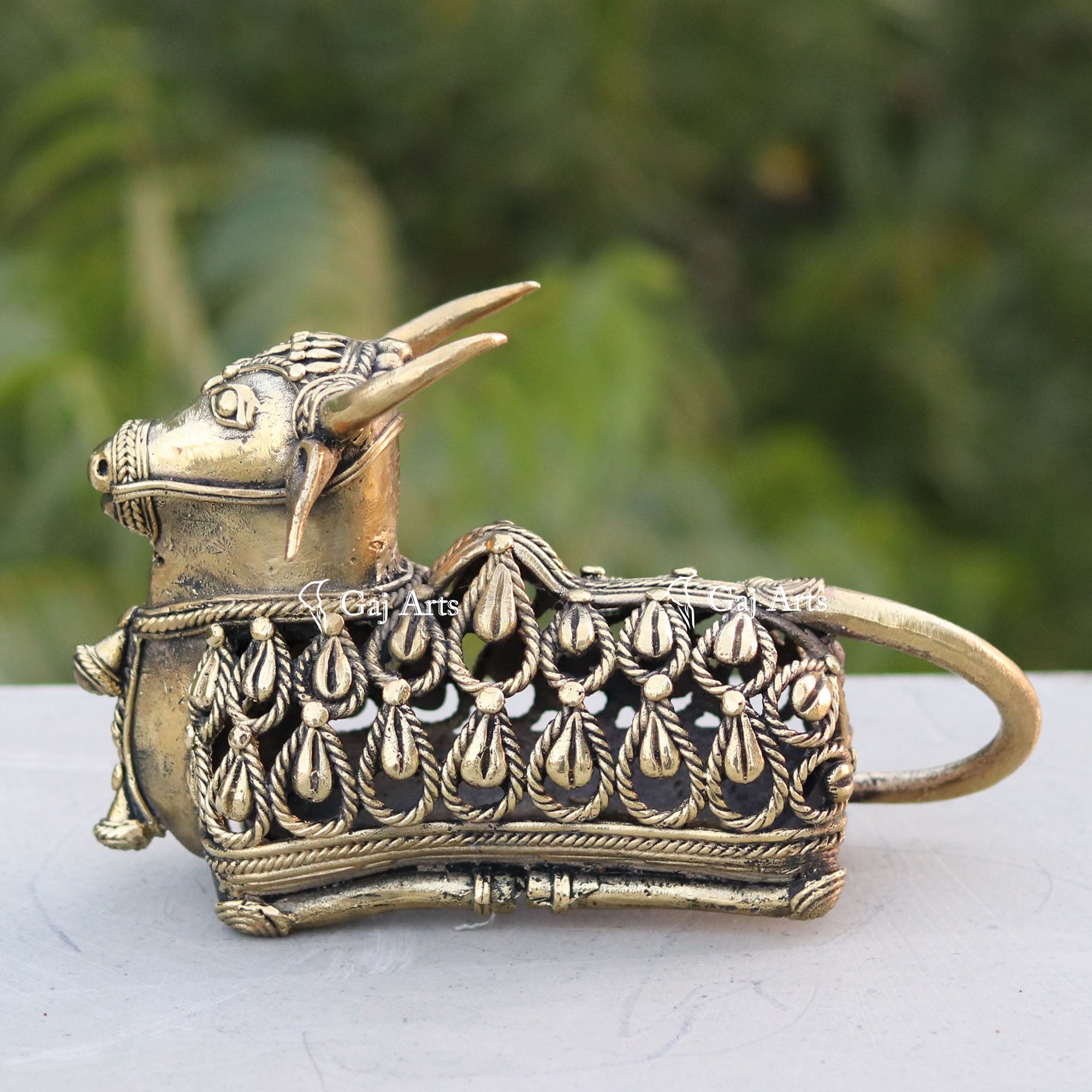 Bastar Dhokra Art Nandi 7"