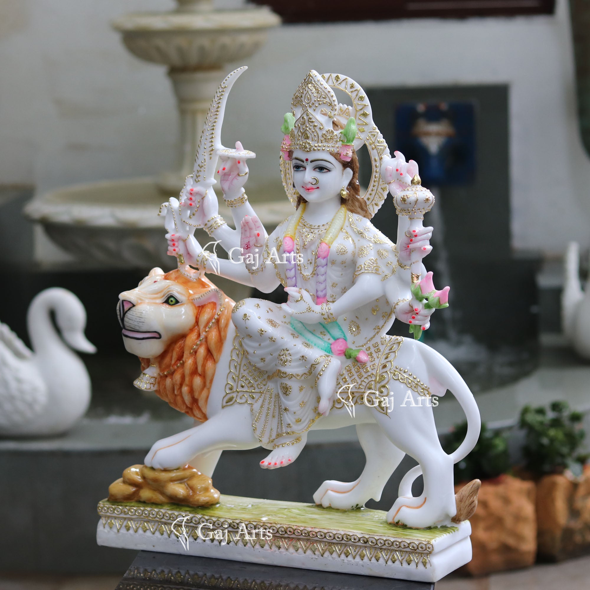 Ethiopia Durga Mata Idol | 27 Inch