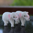 Korean Marble  Elephant Statue | 3 Inch