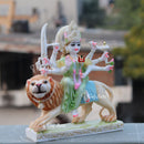 Marble Durga Maa Idol | 15 Inch