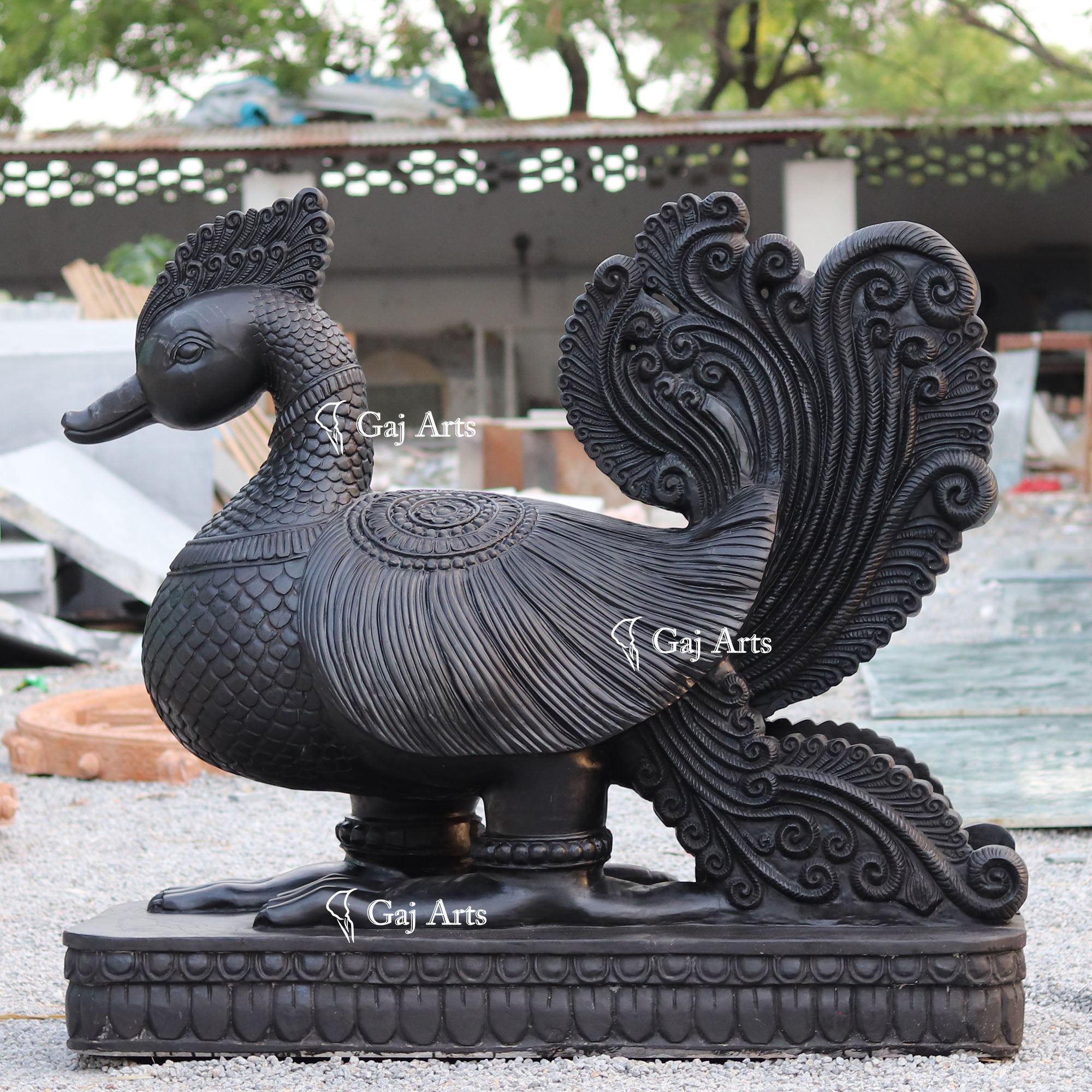 Black Marble Annapakshi  | 60 Inch