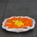 Marble Flower Bowl 15”