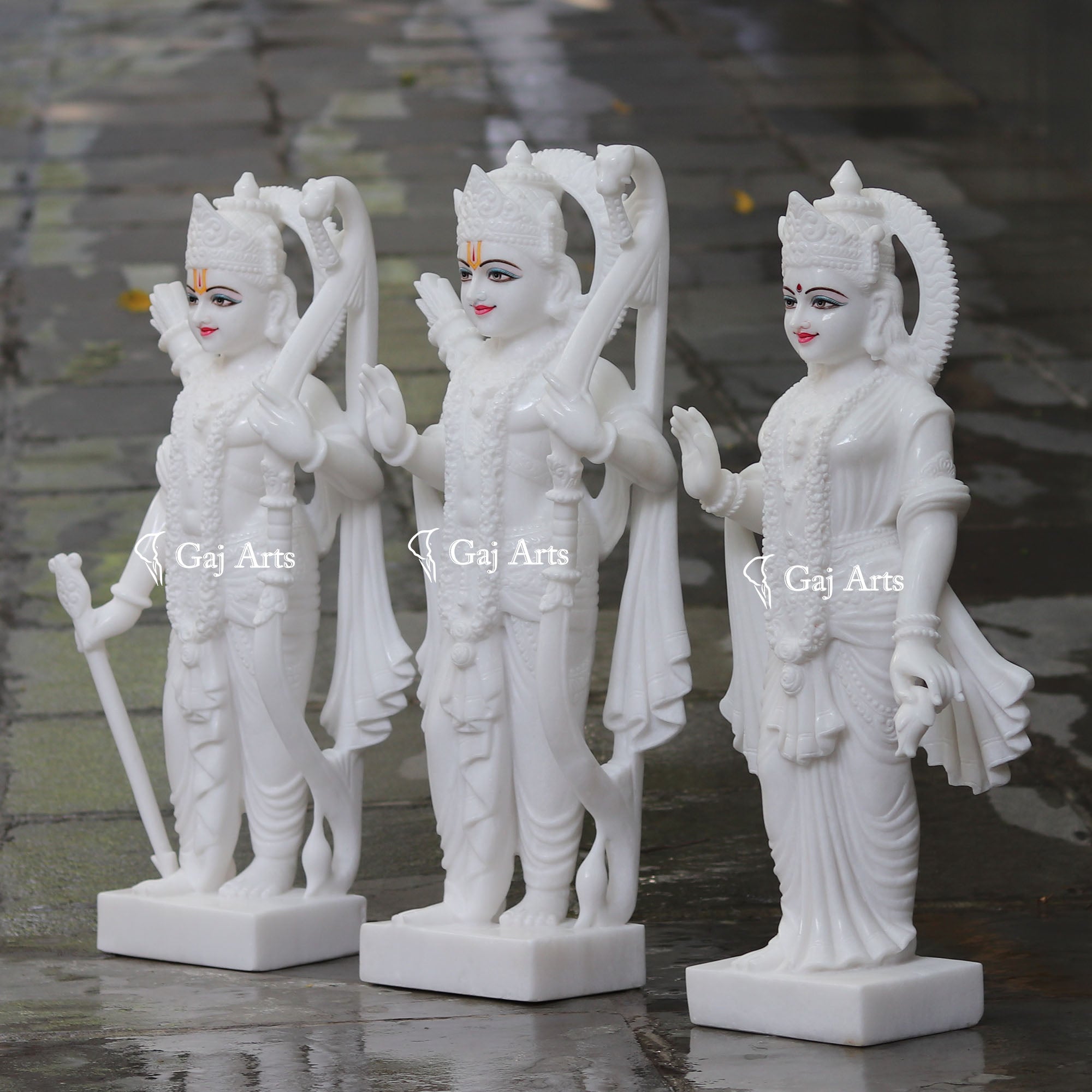 Vietnam Marble Ram Jodi Idol | 30Inch