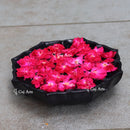 Marble Flower Bowl 12"