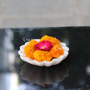 Marble Flower Bowl 6”