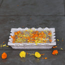 Marble Flower Bowl 12”