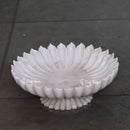 Marble Flower Bowl 12”