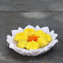 Marble Flower Bowl 9"