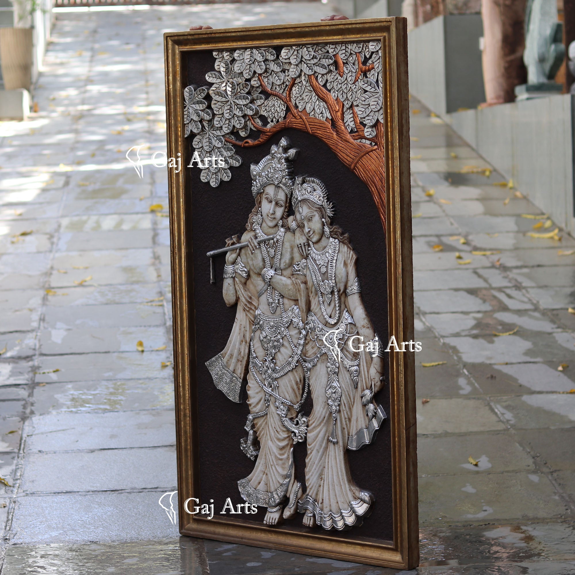 Raddha Krishna Wall Panel 60"