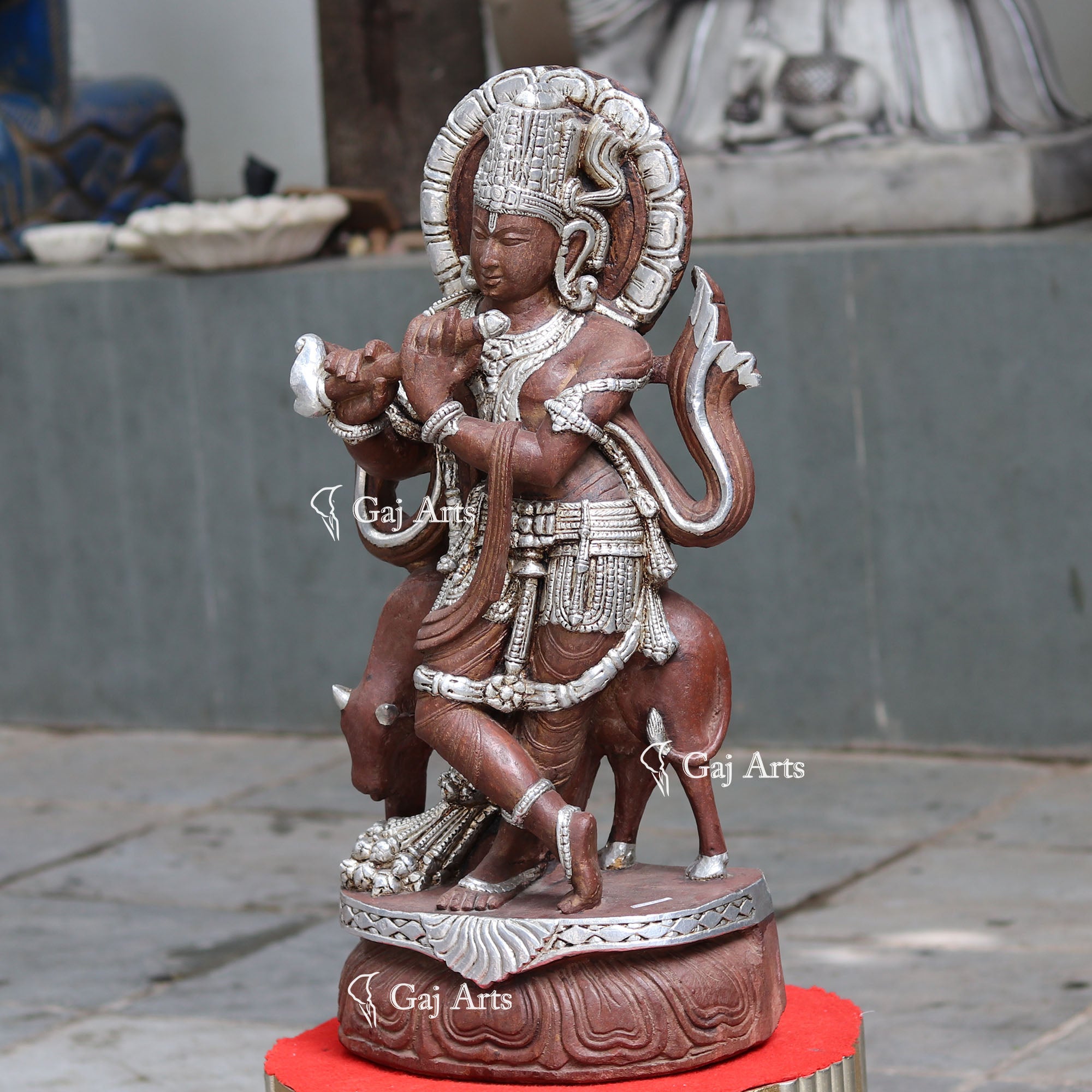 Sand Stone Go Gopal Antique Idol | 30 Inch