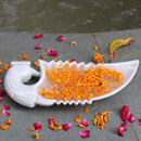 Marble Flower Bowl 14"