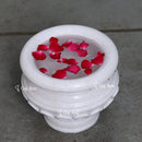Marble Flower Bowl 7"