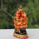 Wooden Ganpati 9"
