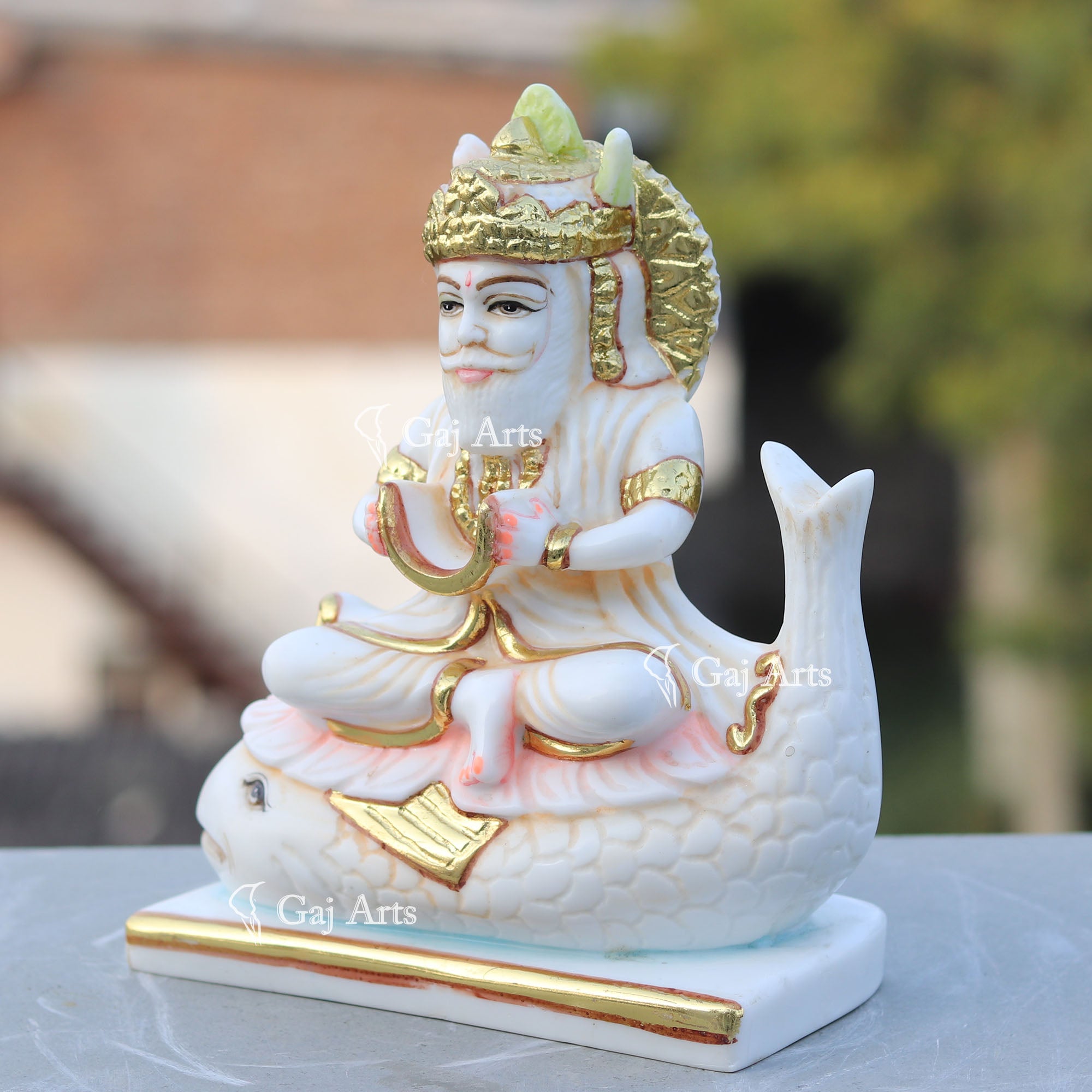 Jhulelal Murti on Palla Fish | 9 Inch