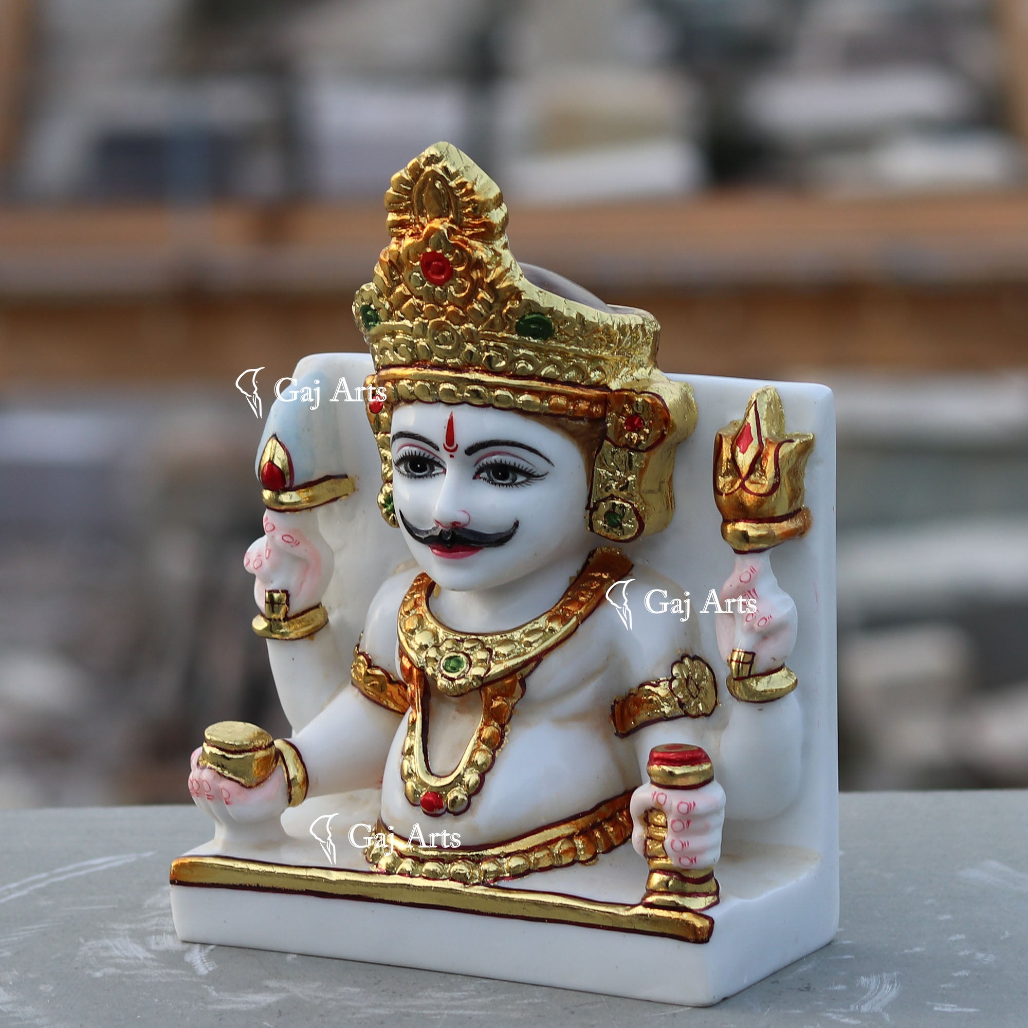 Nakoda Bhairava Ji Idol | 9 Inch