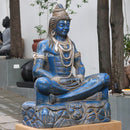 Black Marble Shiva Statue | 60 Inch