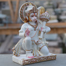 Ethiopia Marble Hanuman Ji Idol | 12 Inch