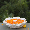 Marble Flower Bowl 12”