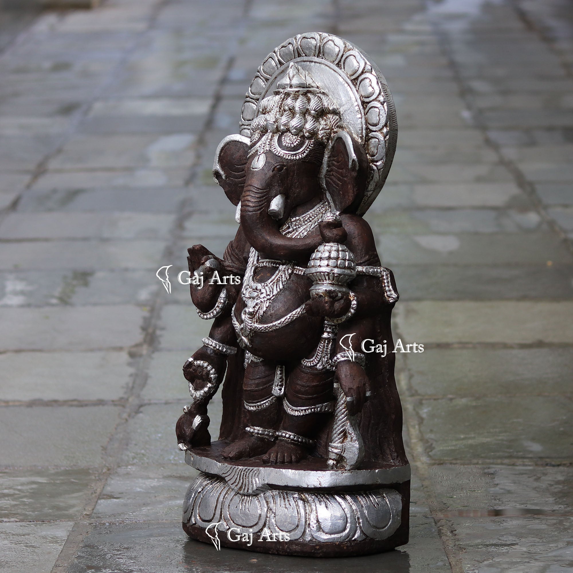 Sandstone Ganesh Statue | 30 Inch