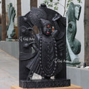 Black Marble Shreenath Ji Statue | 60 Inch
