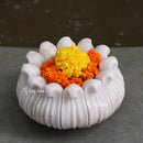 Marble Flower Bowl 6”