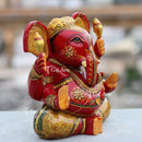 Wooden Ganpati 8"