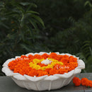 Marble Flower Bowl 18”