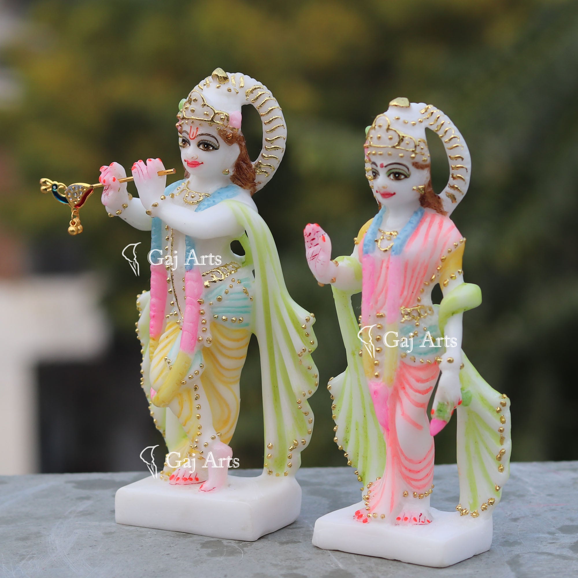 Classic Radha Krishna Idol | 7 Inch