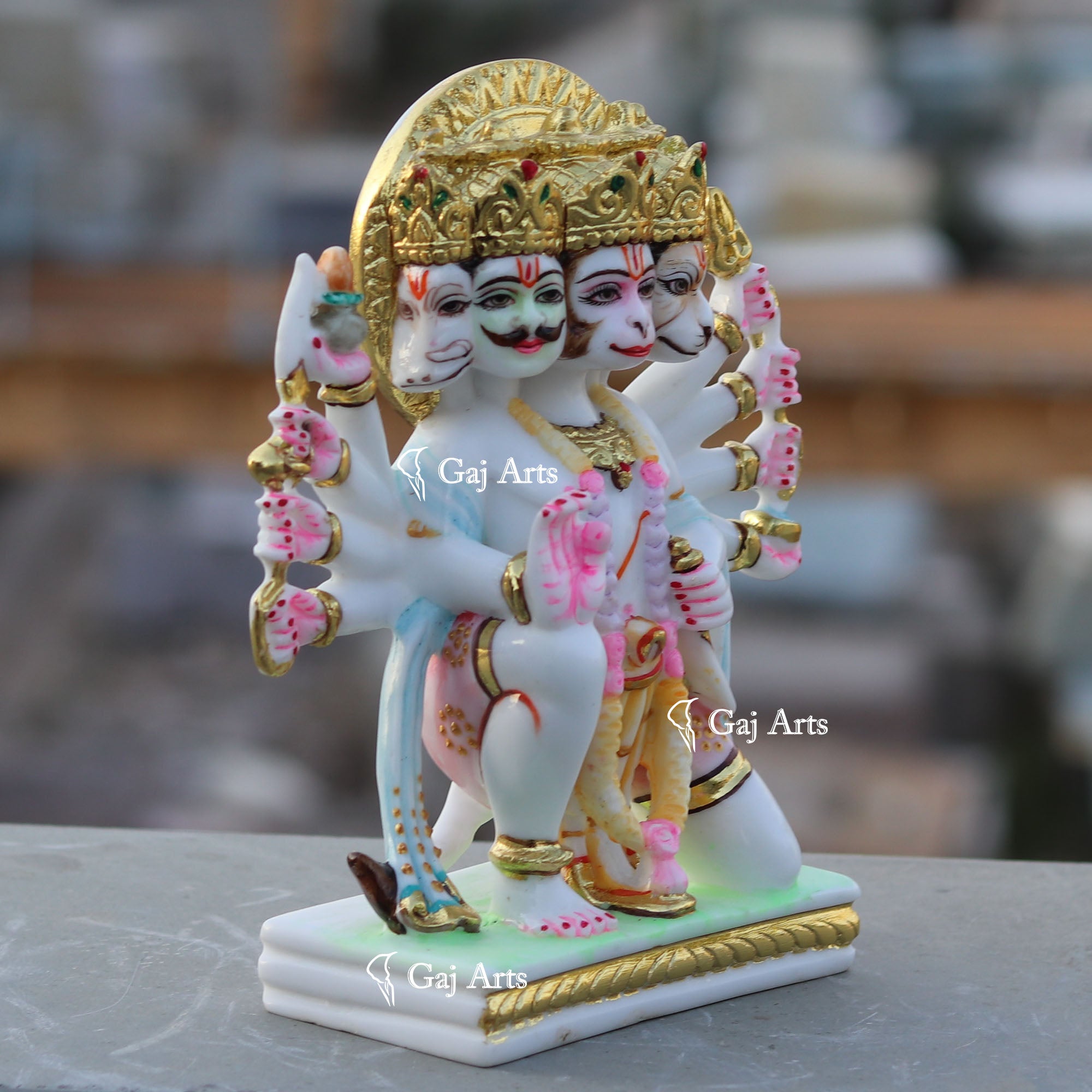 Panchmukhi Hanuman Ji Idol | 9 Inch