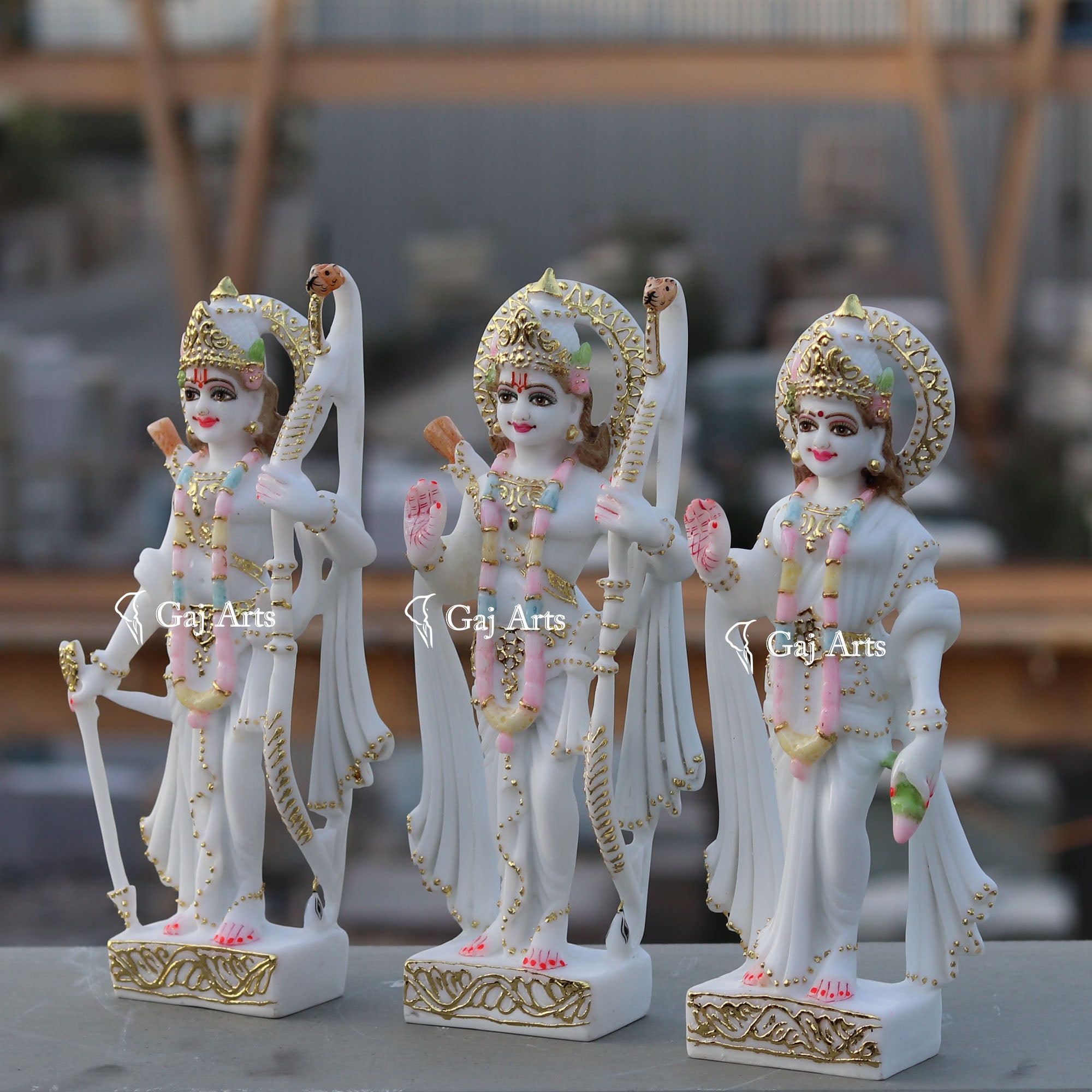 Ethiopia Marble Ram Jodi Idol | 12Inch