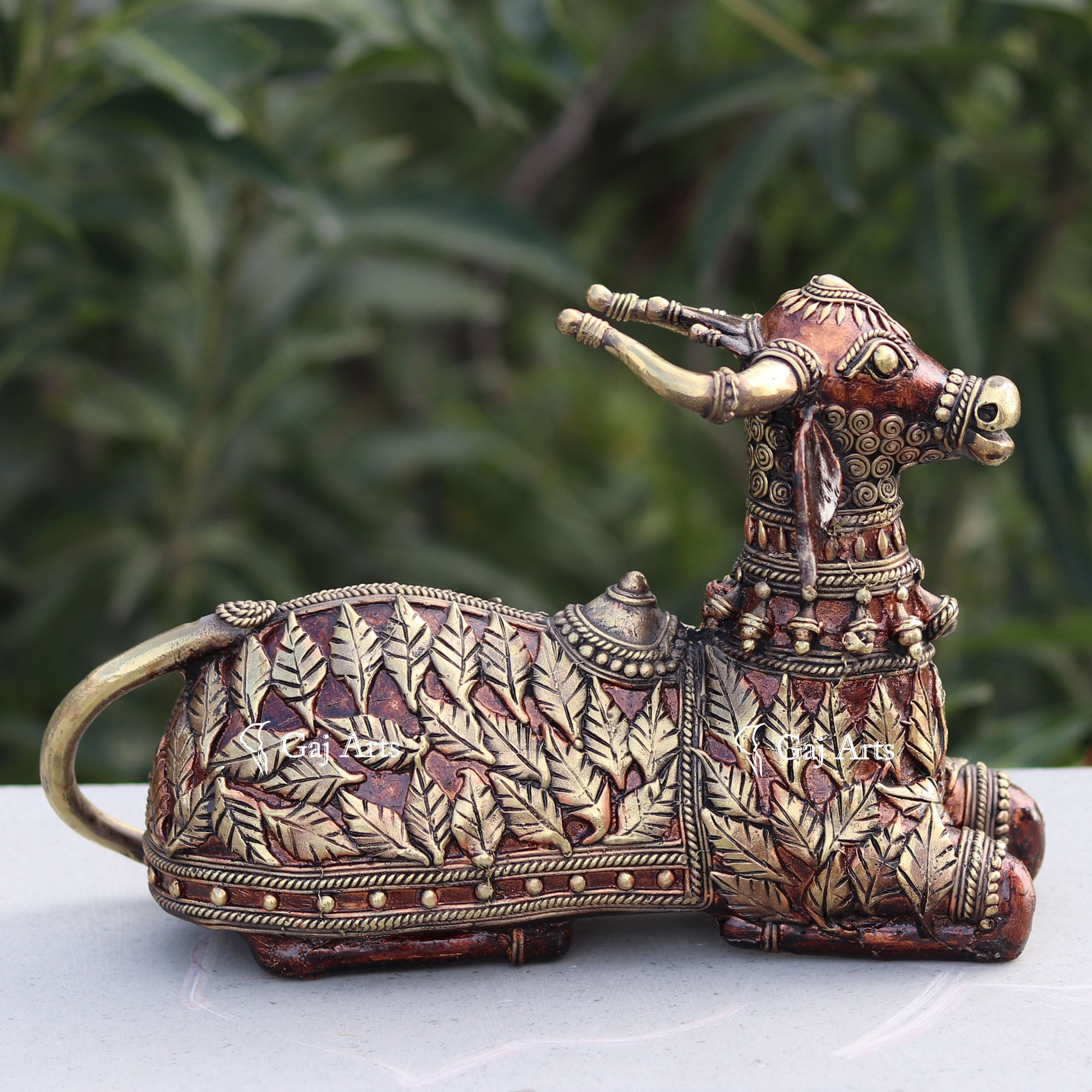 Bastar Dhokra Art Nandi Statue | 11 Inch