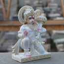 Ethiopia Marble Hanuman Ji Idol | 12 Inch