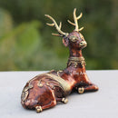 Dhokra Art Sitting Deer 5"