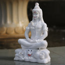 Adiyogi Lord Shiva Marble Statue 11 Inch