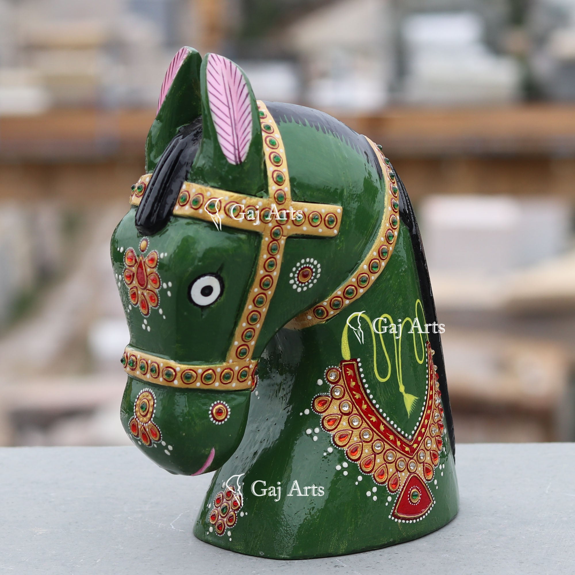 Wooden Horse 8"